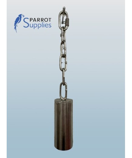 Parrot-Supplies Stainless Steel Bell Parrot Toy Large